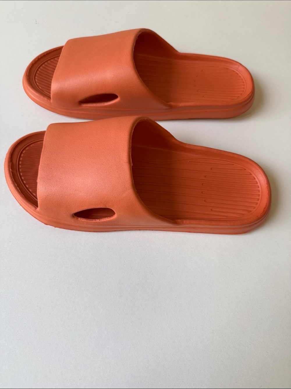 New Bundle of 2 sandals- Brown & Orange Slip-on Sandals - Picture 6 of 6
